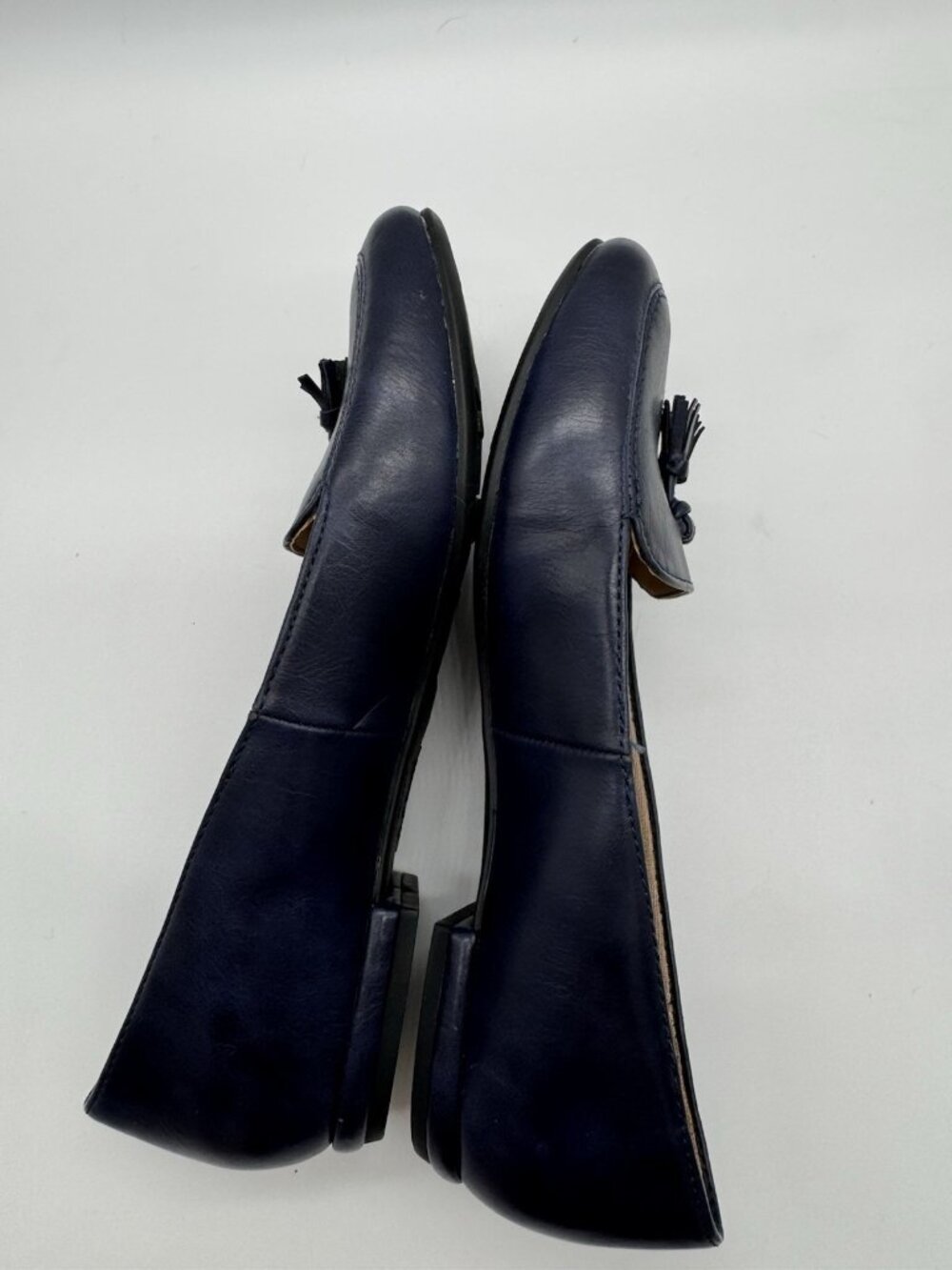 Life Stride Soft Style Womens 7 Loafers Active Arch Tassel Navy Blue Comfort - Picture 5 of 7